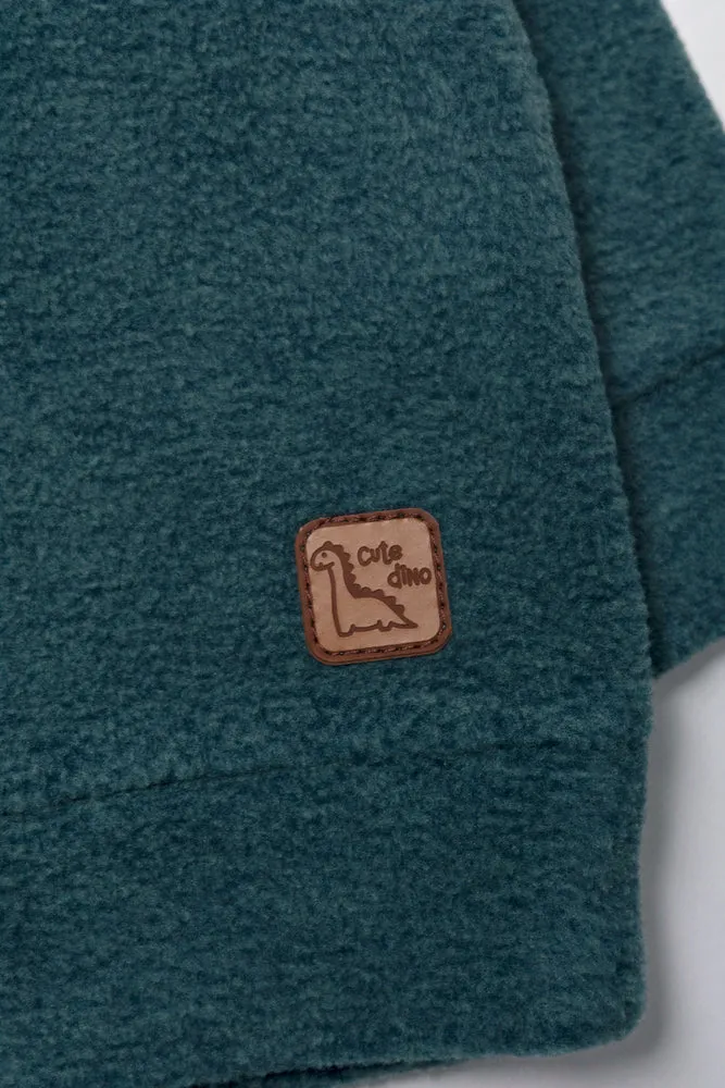2 Pack Hoodies Green And Natural