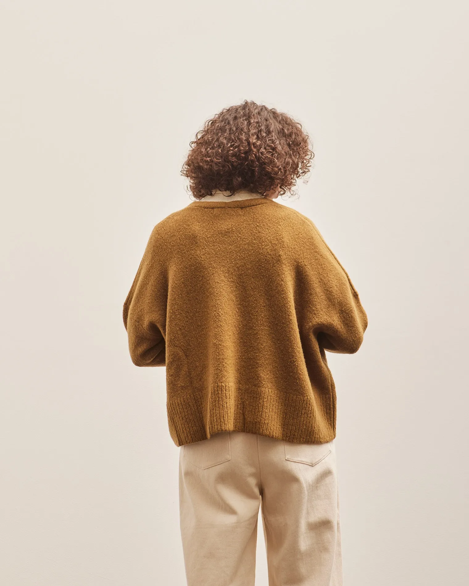 7115 V-Neck Sweater, Dijon