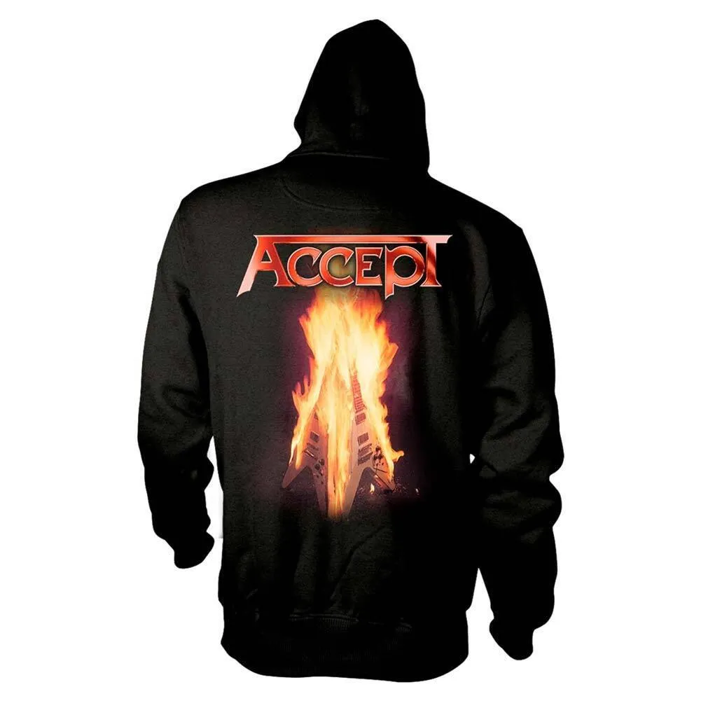 Accept Unisex Adult Flying V Full Zip Hoodie
