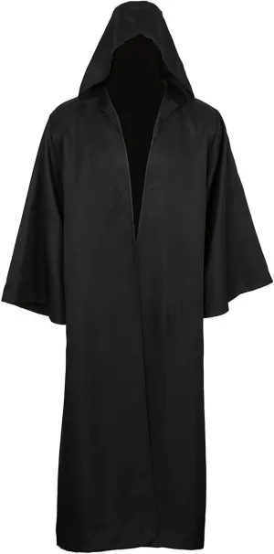 Adult Jedi Robe Hooded Cloak for Halloween & Christmas Party Cosplay Costume Vampire Tunic Uniform