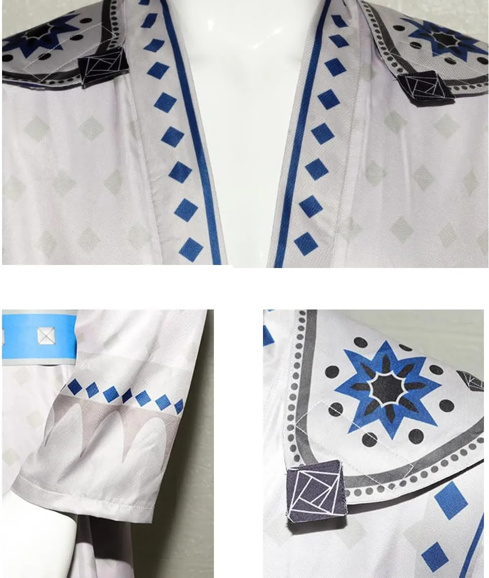 Adult Wish King Magnifico Costume Tunic Cloak Suit Halloween Cosplay Outfit King Tunic Robe Belt Full Set Outfits