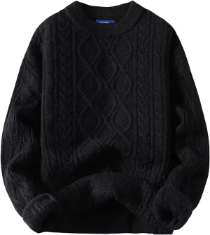 Aelfric Eden Women Sweater Oversized Knitted Sweater Woven Crewneck Pullover