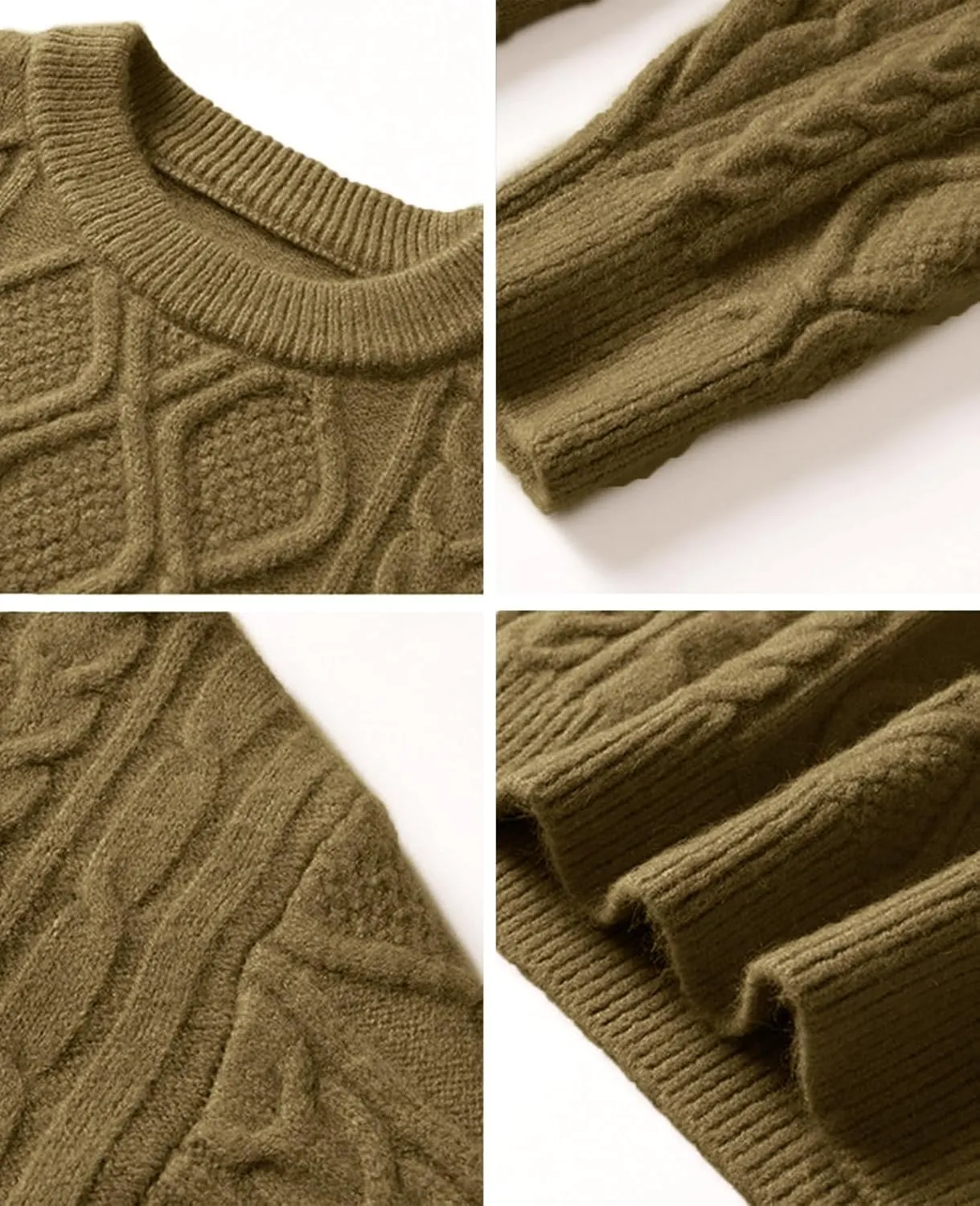 Aelfric Eden Women Sweater Oversized Knitted Sweater Woven Crewneck Pullover