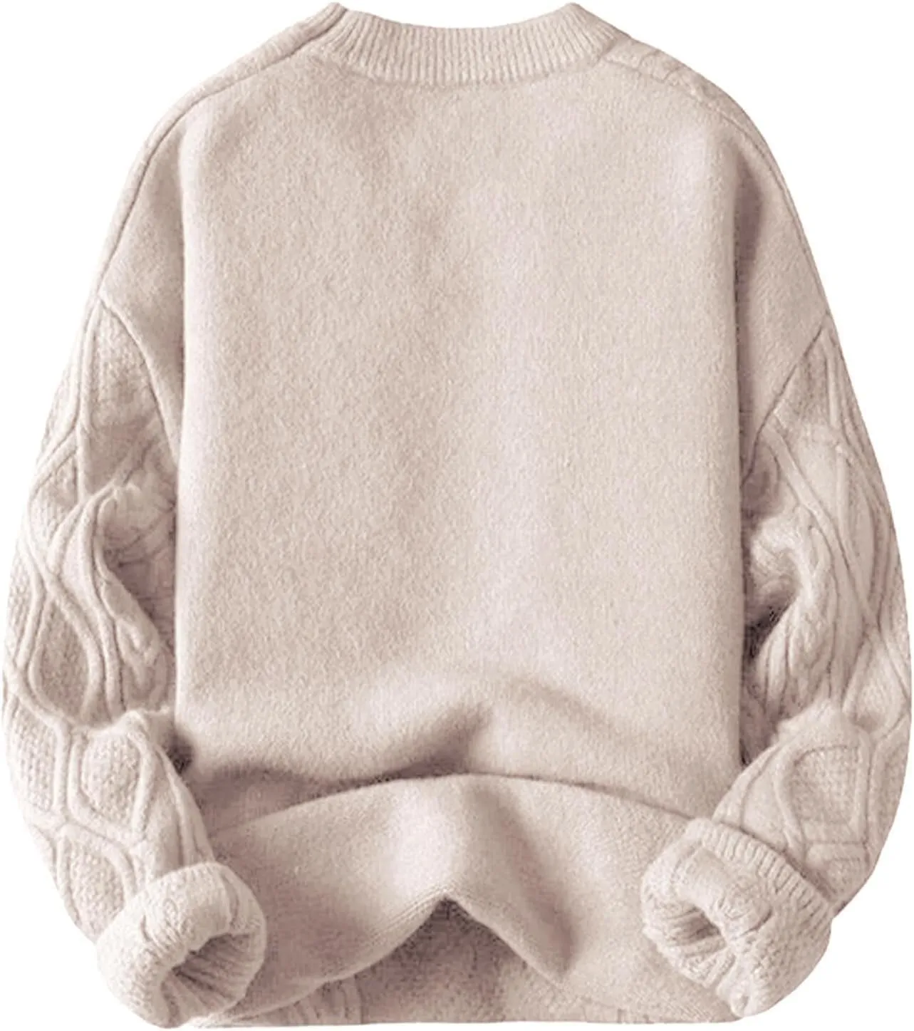 Aelfric Eden Women Sweater Oversized Knitted Sweater Woven Crewneck Pullover