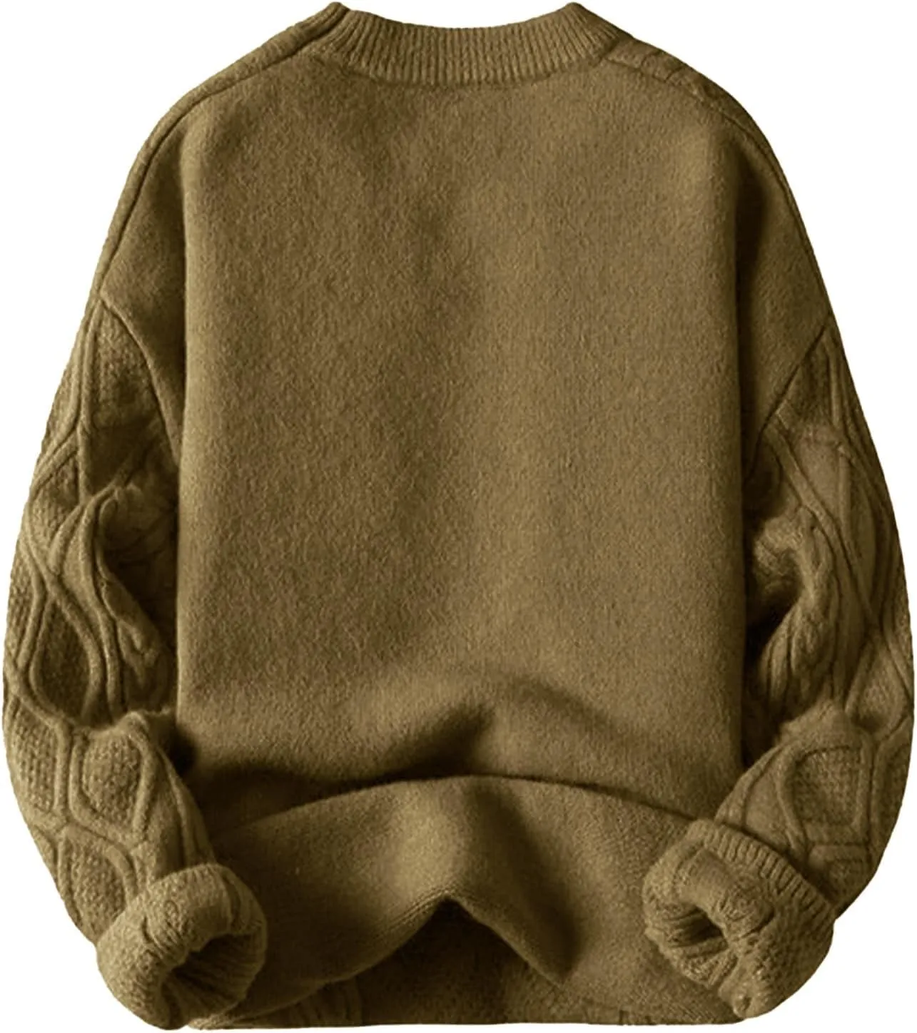 Aelfric Eden Women Sweater Oversized Knitted Sweater Woven Crewneck Pullover