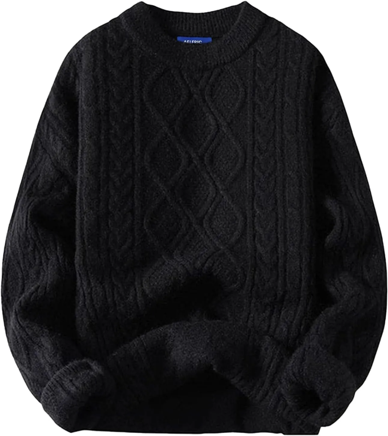 Aelfric Eden Women Sweater Oversized Knitted Sweater Woven Crewneck Pullover
