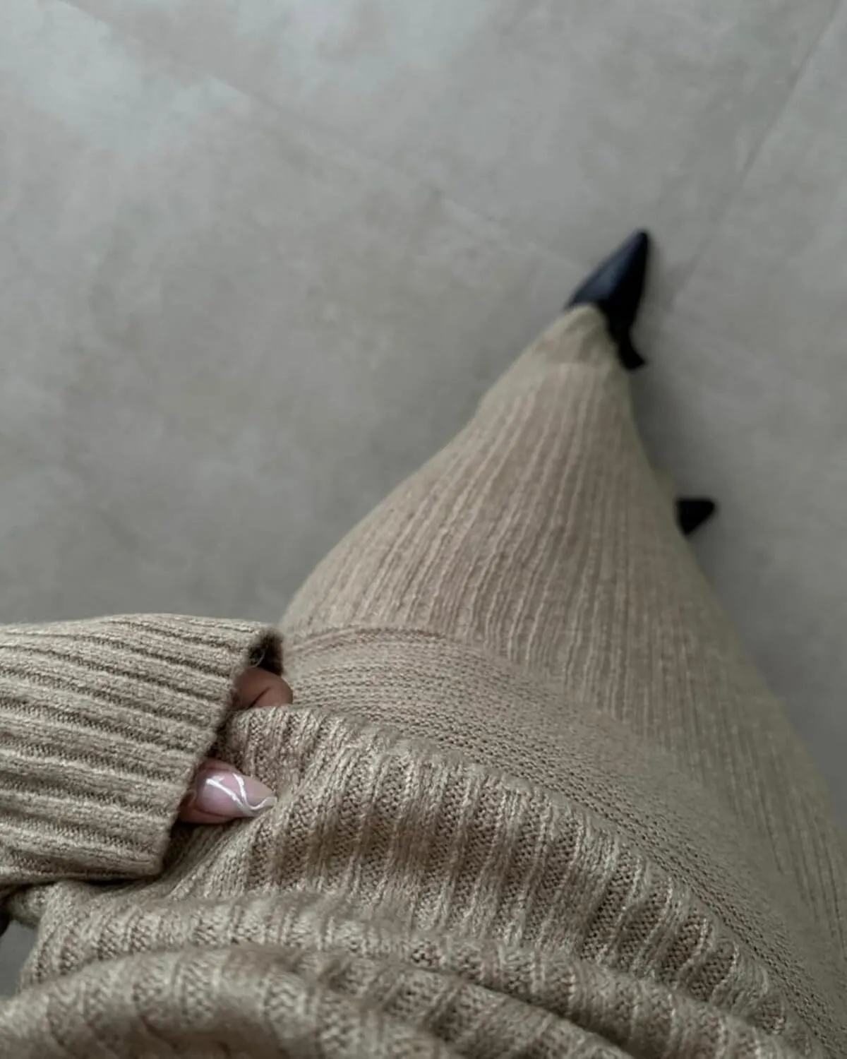 Aesthetic Two Piece Sets Knit Sweater Off The Shoulder Sweater Long Sleeve Sweater Knit Skirt Midi Skirt Maxi Dress