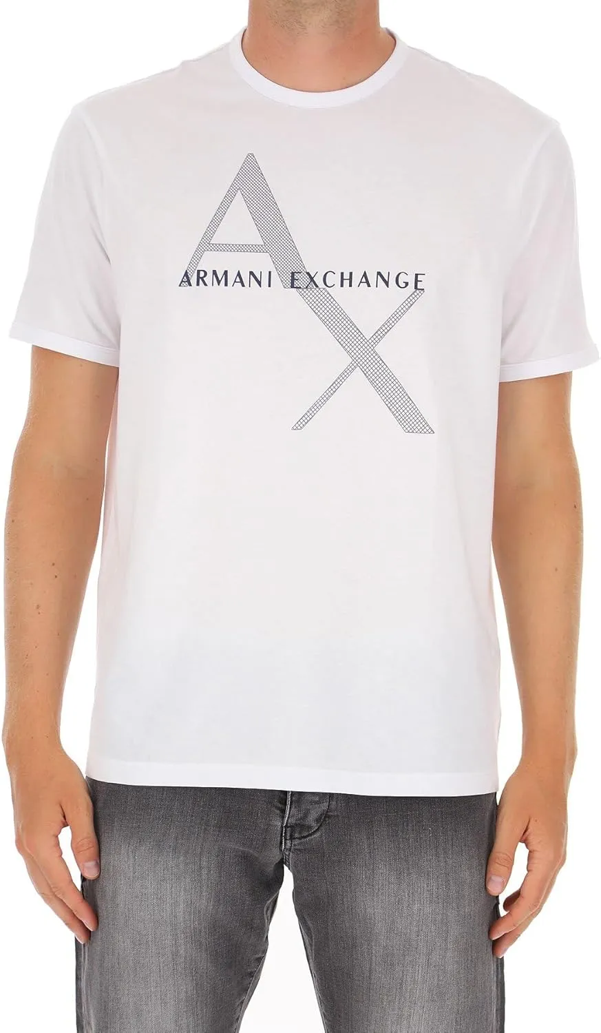Armani Exchange Men's Crew Neck Logo Tee T Shirt