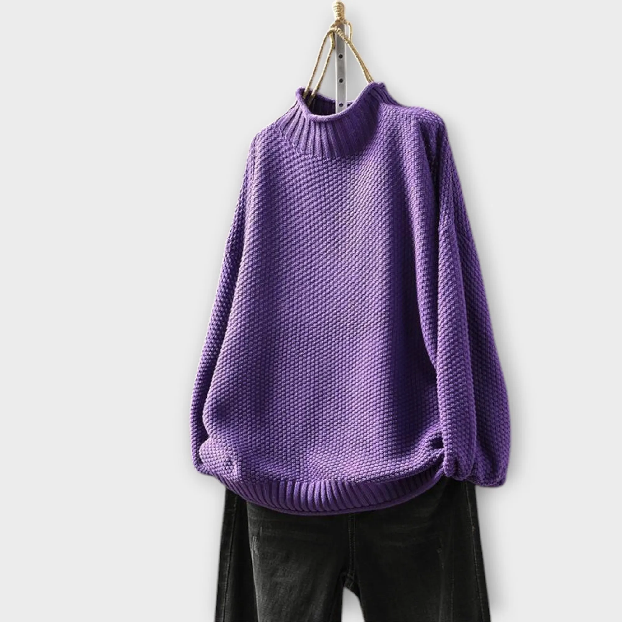 Aurora Ribbed Knit Sweater