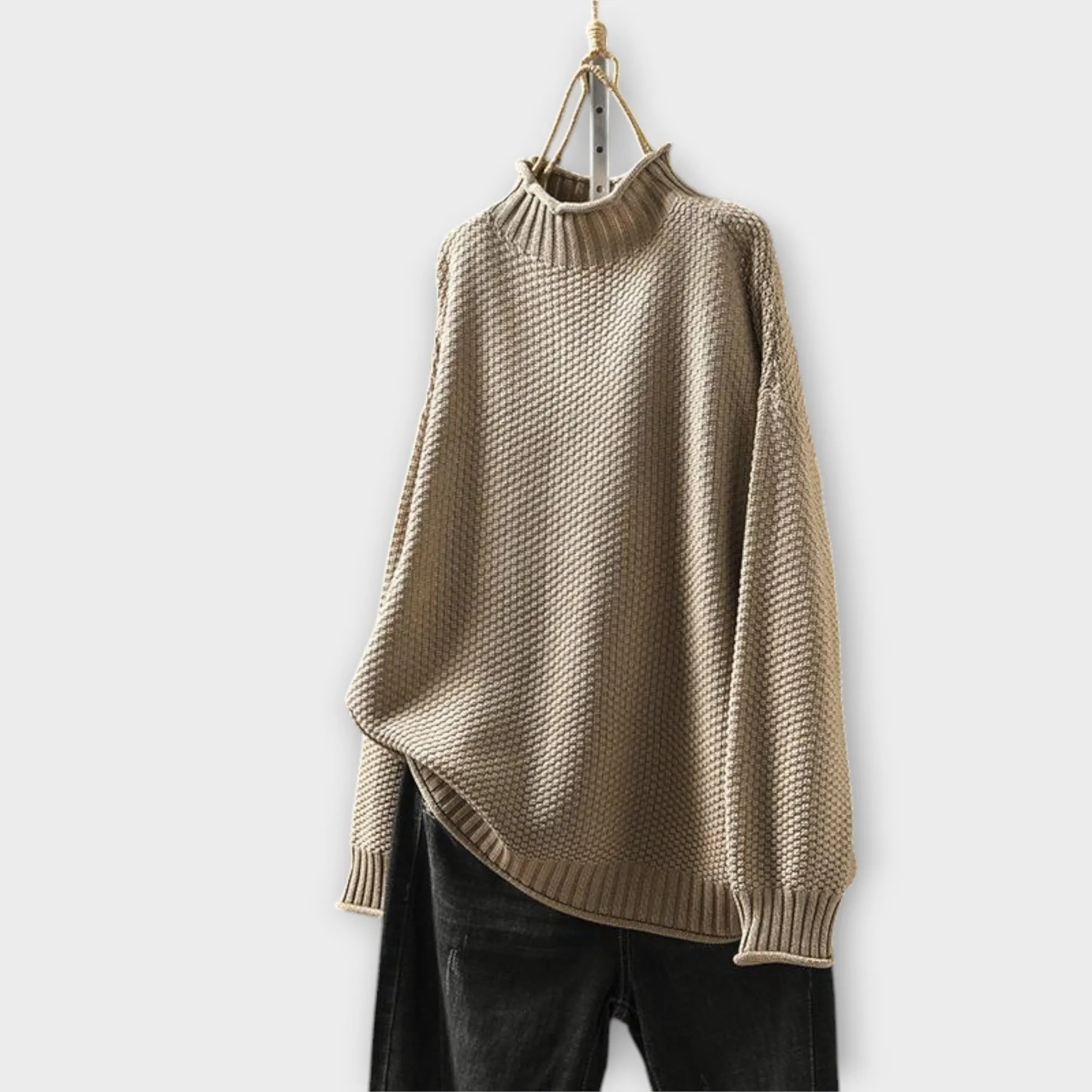 Aurora Ribbed Knit Sweater