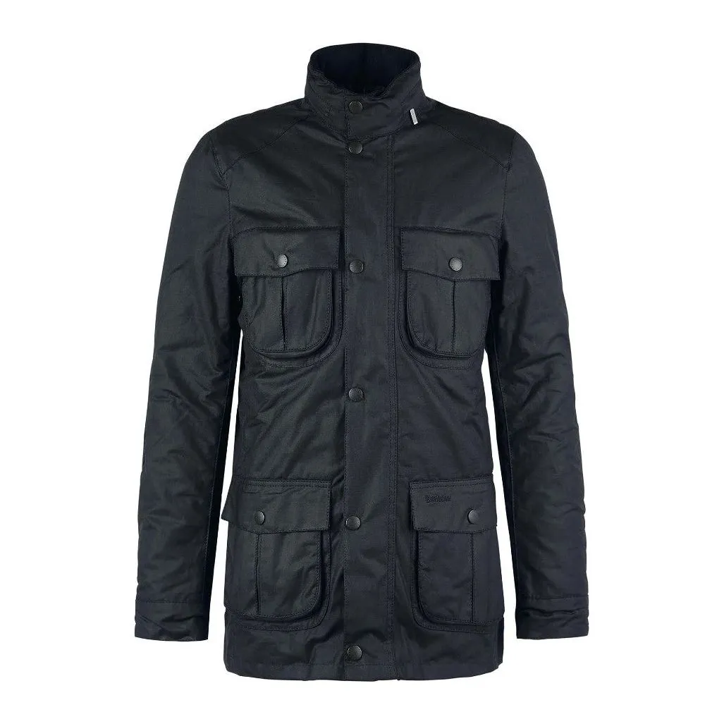 Barbour Mens Corbridge Wax Jacket Black/Classic