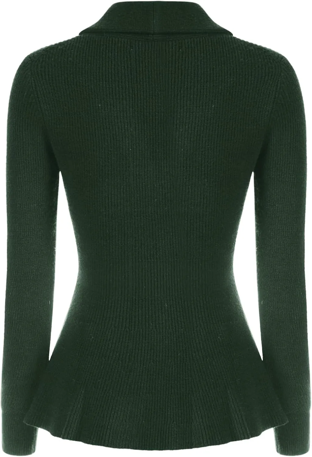 Belle Poque Women Vintage Cardigan Sweater Shawl Lapel Button Down Sweater Outwear Coat
