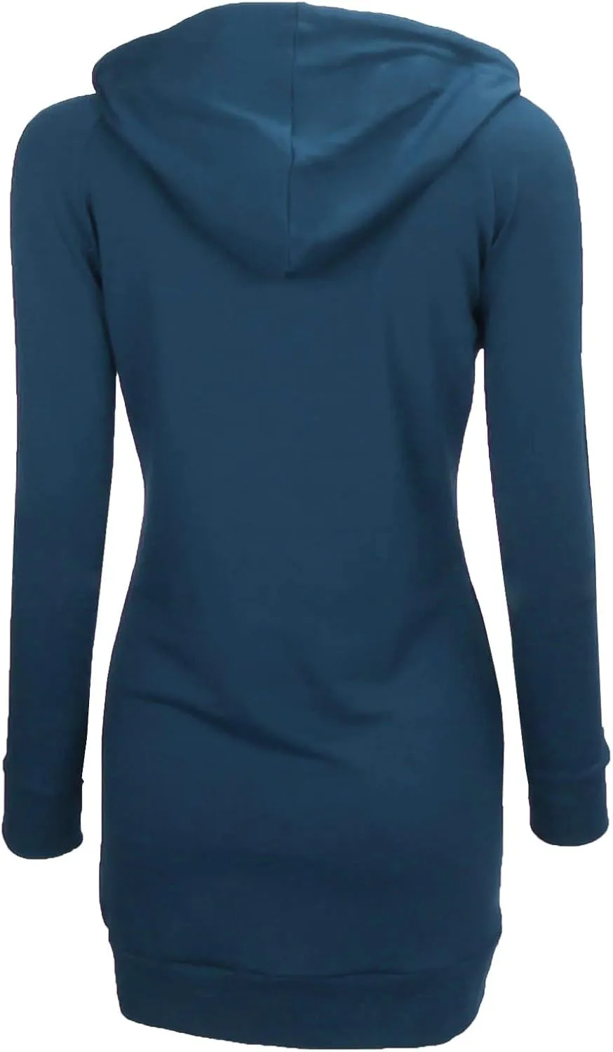 BEPEI Womens Long Sleeve Tunic Hoodie Dressy String Sweatshirts With Pockets