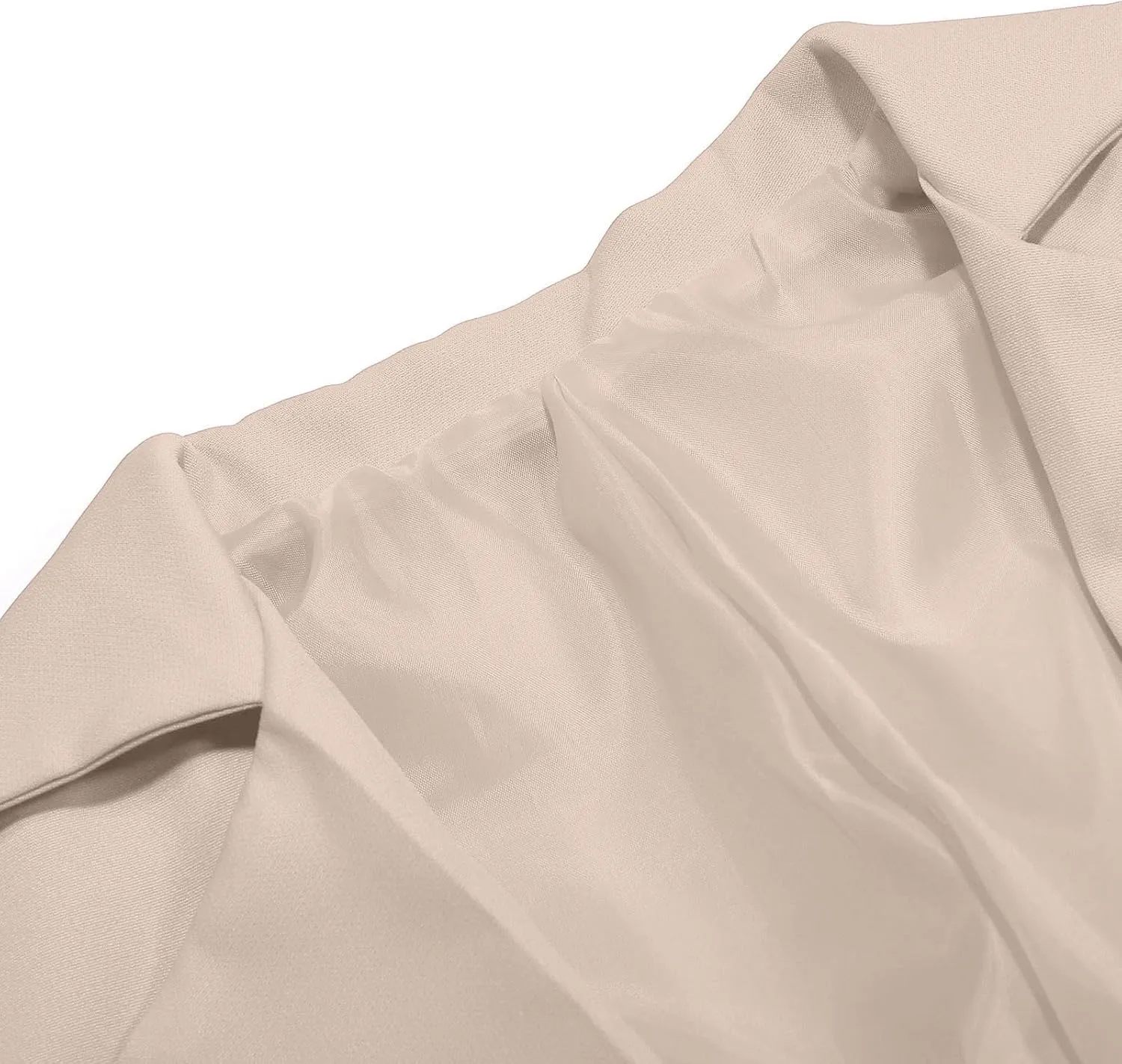 Blazer Jacket for Teen Girls Long Sleeve Y2K Solid Lapel Formal Suit Coat Casual Plus Open Front Dress Tops with Inner Pocket