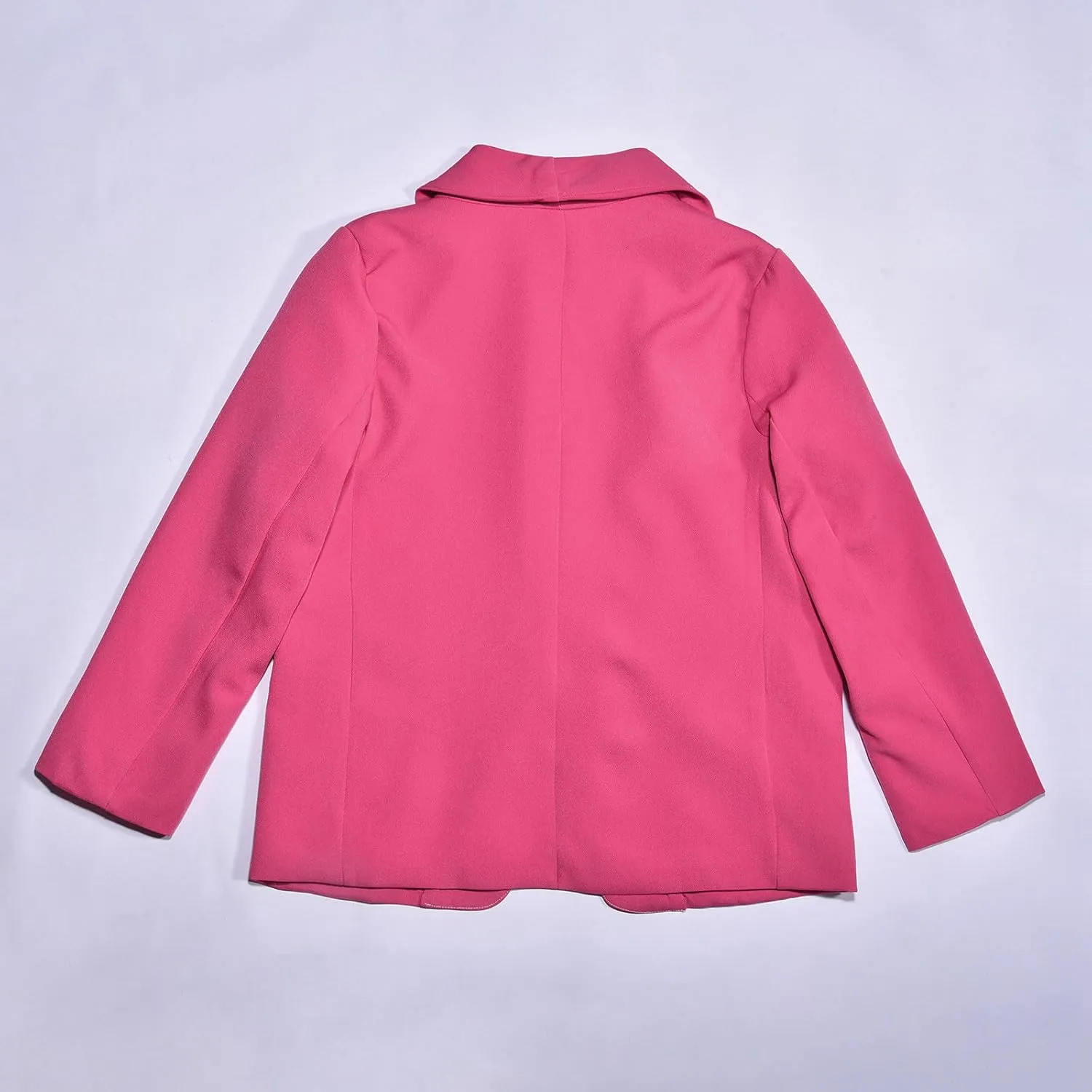 Blazer Jacket for Teen Girls Long Sleeve Y2K Solid Lapel Formal Suit Coat Casual Plus Open Front Dress Tops with Inner Pocket