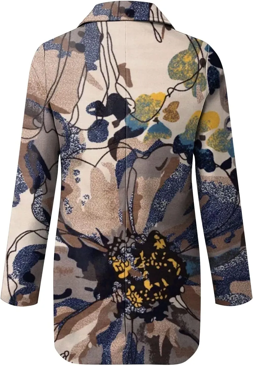 Blazer Jackets for Women,Casual Long Sleeve Lightweight Work Office Jacket Open Front Cardigan Outwear with Pockets