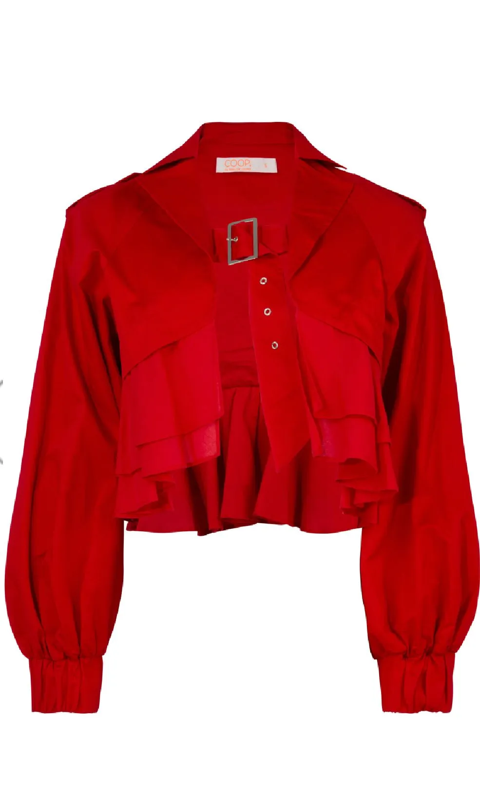 Buckle Up Crop Jacket