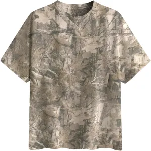 Camo Shirt Women Men Oversized Maple Leaf T Shirts Graphic Baggy Shirts Tops Crewneck Short Sleeve Tees Streetwear