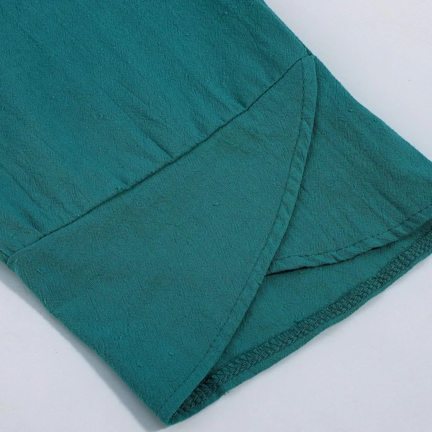 Capri Pants for Women Casual Cotton Linen Wide Leg Cropped Trousers Summer Trendy Lounge Palazzo Pant with Pockets