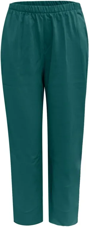 Capri Pants for Women Casual Cotton Linen Wide Leg Cropped Trousers Summer Trendy Lounge Palazzo Pant with Pockets