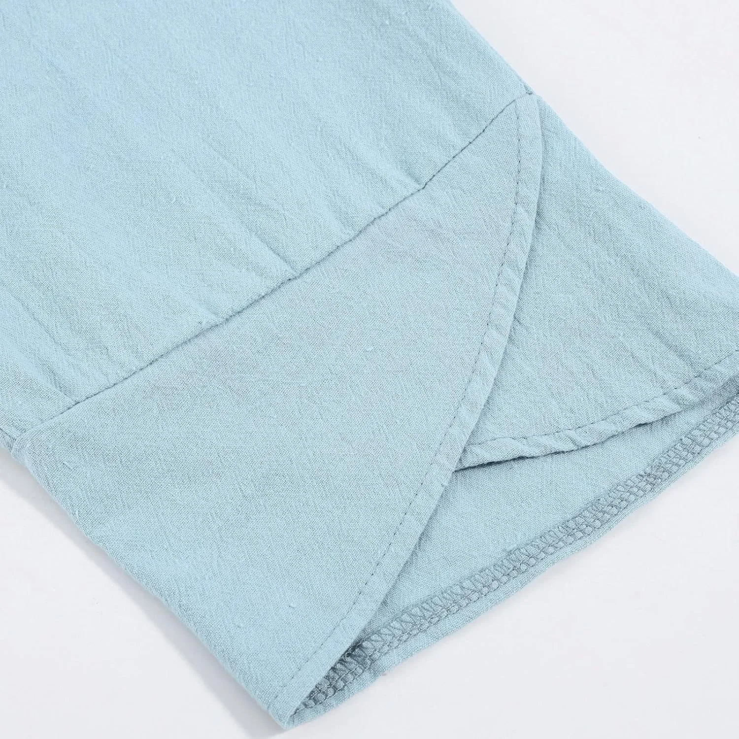 Capri Pants for Women Casual Cotton Linen Wide Leg Cropped Trousers Summer Trendy Lounge Palazzo Pant with Pockets