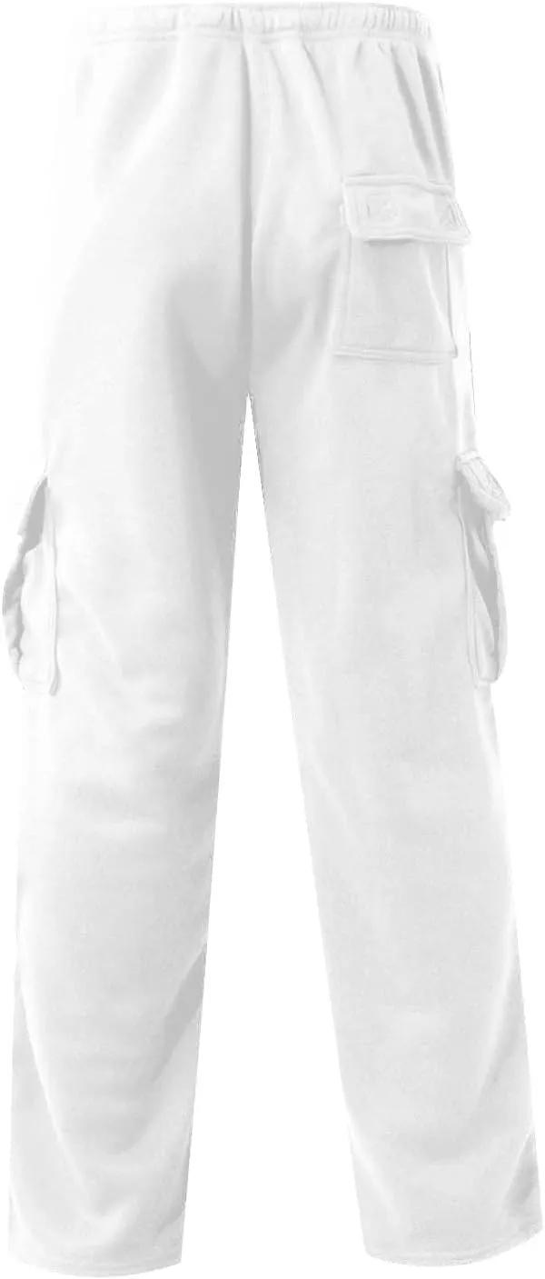 Cargo Pants for Men Baggy Sweatpants Plus Size Drawstring Straight Leg Work Pants with Pockets Jogger Hiking Pants
