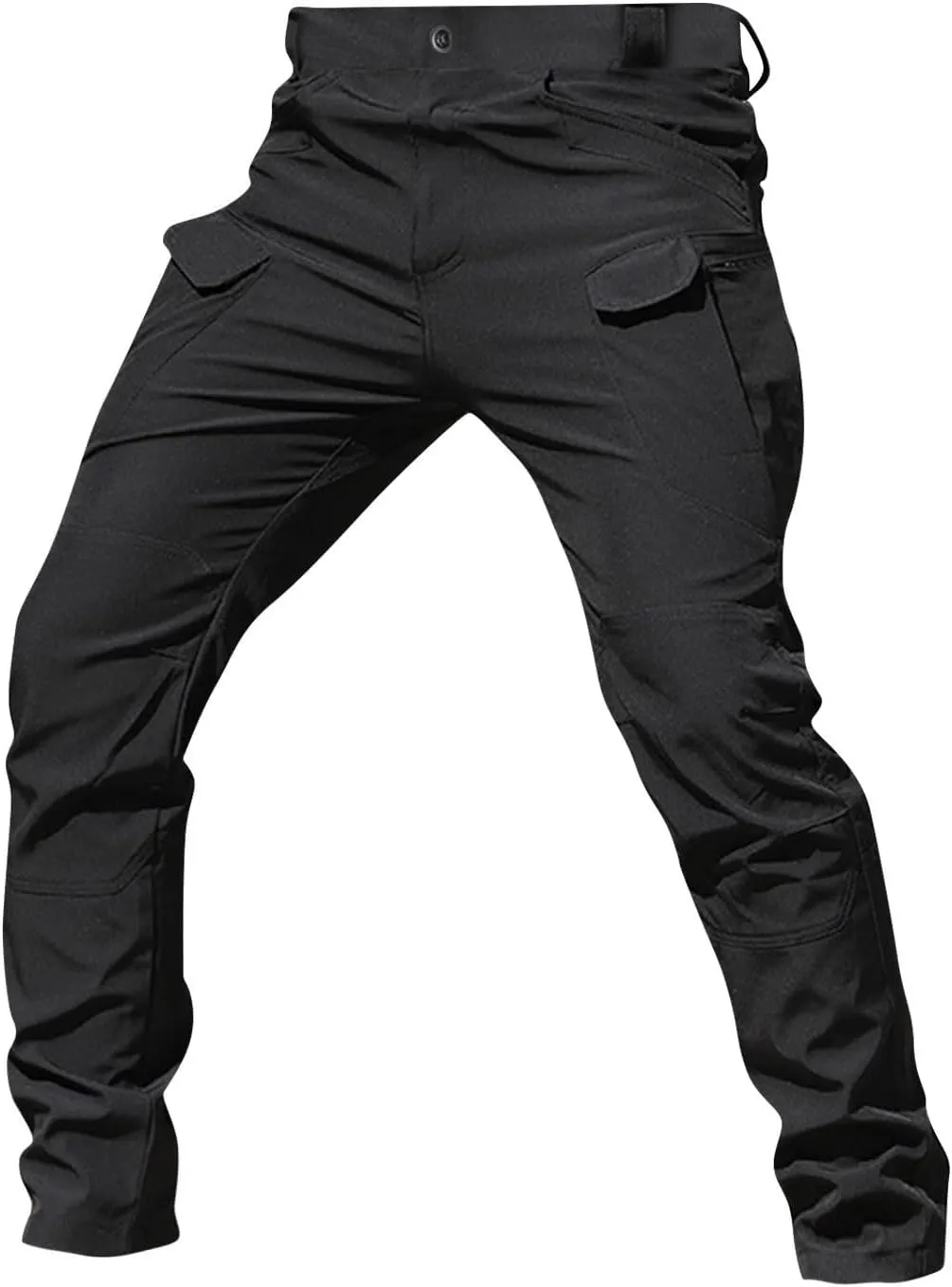 Cargo Pants Mens Slim Fit Multi Pockets Hiking Pants Ripstop Stretch Stylish Baggy Pants Y2K Tactical Trousers 2025
