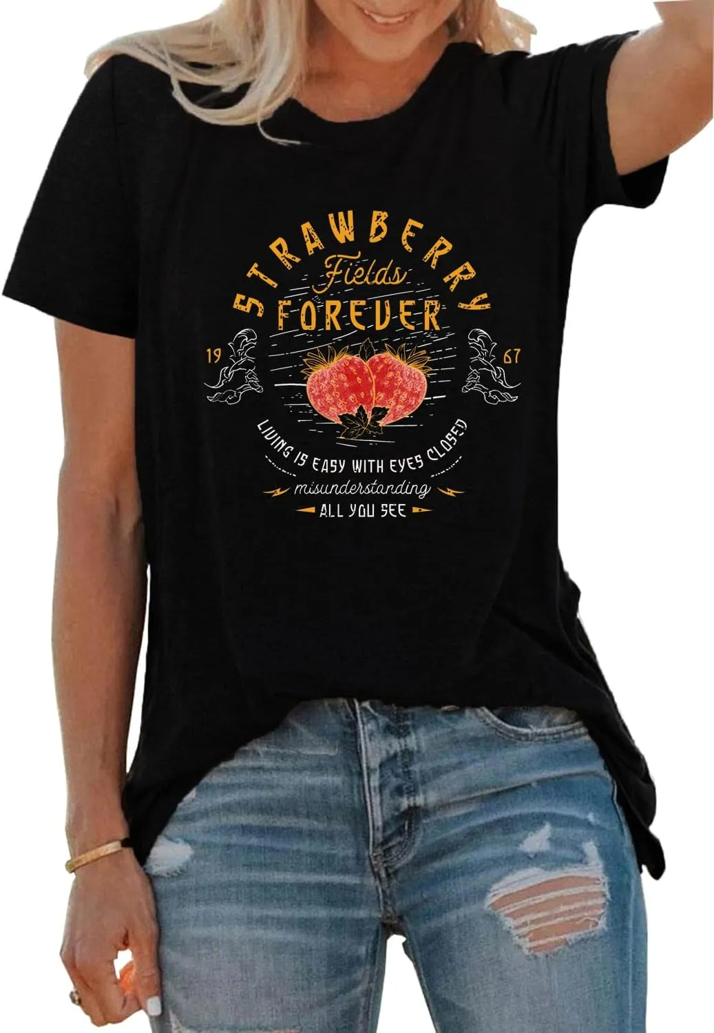 Cash Graphic Shirt Tees Women Vintage Country Music T-Shirt Casual Band Music Lovers Top Tee