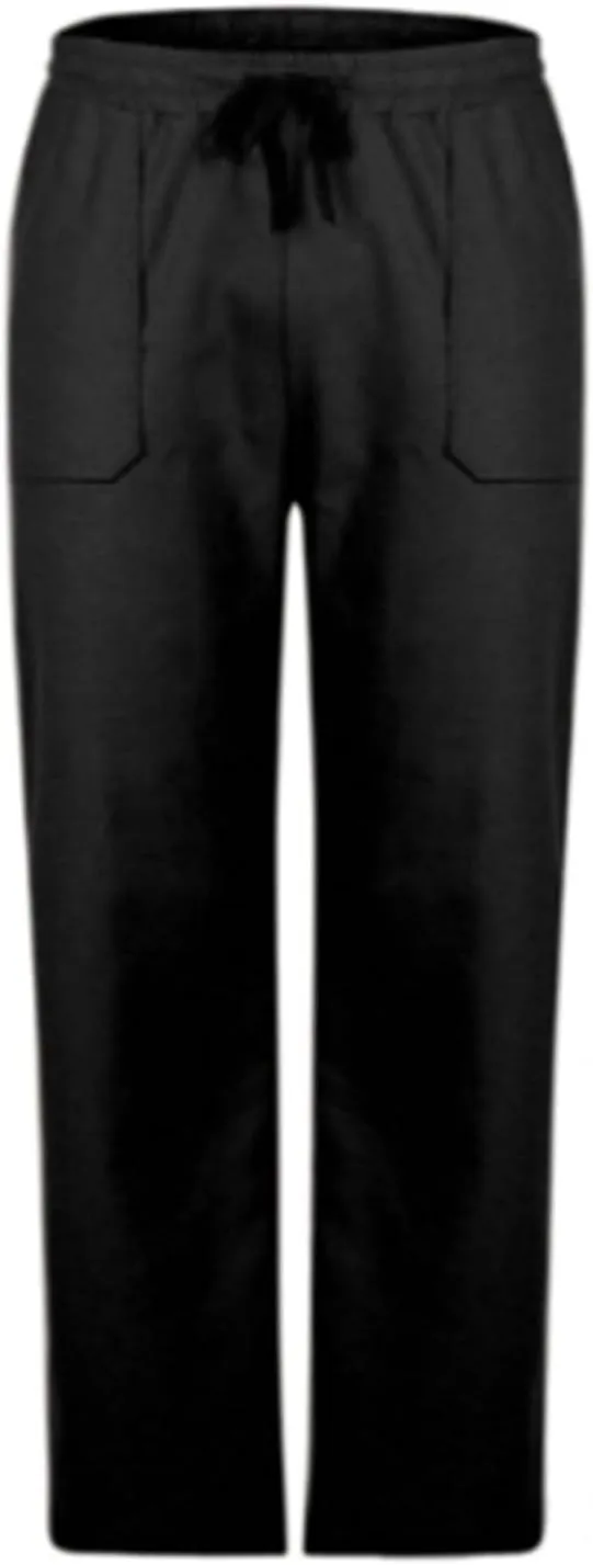 Casual Cotton and Linen Pants Men's Summer Elastic Waist Drawstring Slim-fit Tracksuit Pants 2025