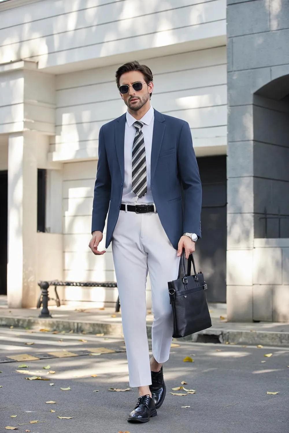 COOFANDY Men's Casual Blazer Slim Fit Sport Coats Two Button Knit Textured Suit Jacket