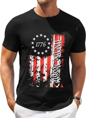 COOFANDY Mens Crew Neck T Shirt Short Sleeve Casual Summer Basic Tee Muscle Slim Fit Workout T-Shirt