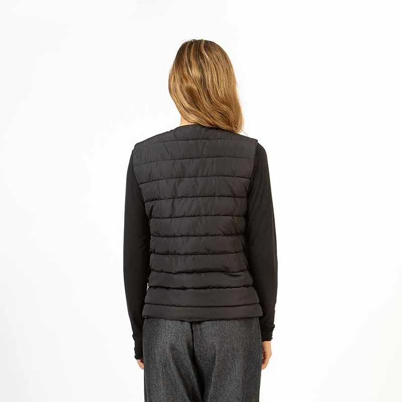 Coster Copenhagen Asta Quilted Vest Black