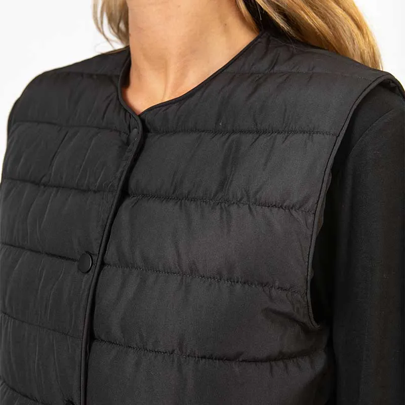 Coster Copenhagen Asta Quilted Vest Black