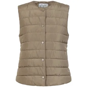Coster Copenhagen Asta Quilted Vest Sand Olive