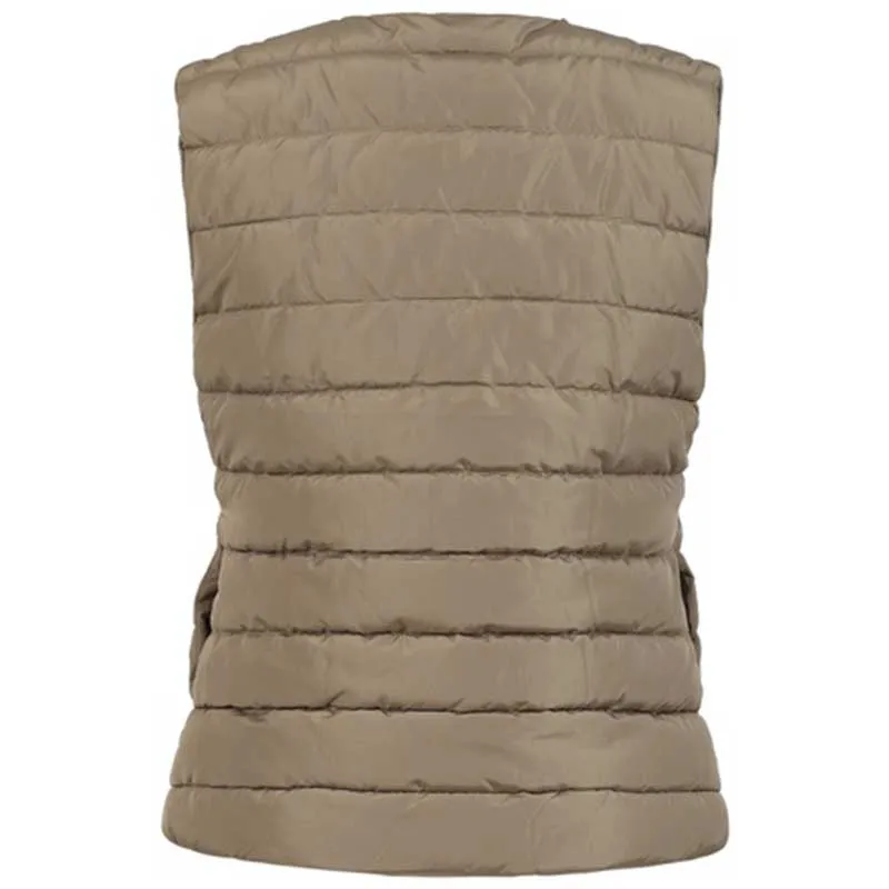 Coster Copenhagen Asta Quilted Vest Sand Olive