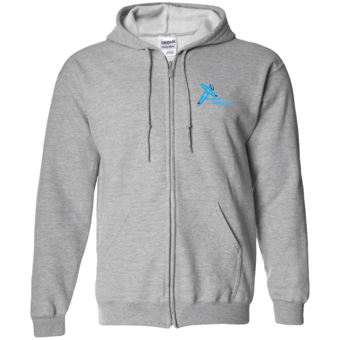 Crossboards - Men/Women Unisex Full Zip Hoodies