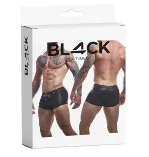 CUT FOR MEN PEEKABOO MINI PANTS MEDIUM BLACK