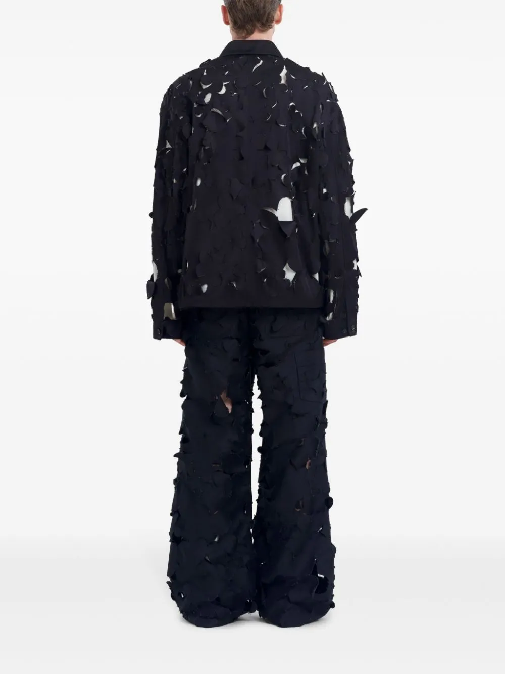 Cut-Out Bomber Jacket