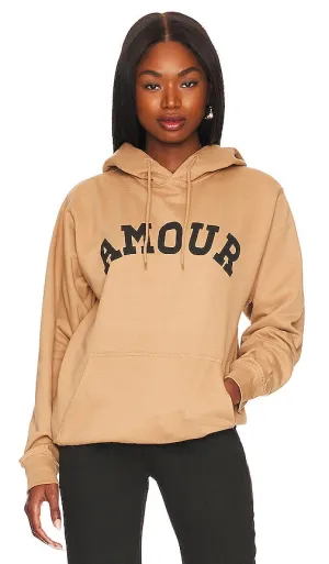 DEPARTURE Amour Hoodie in Brown