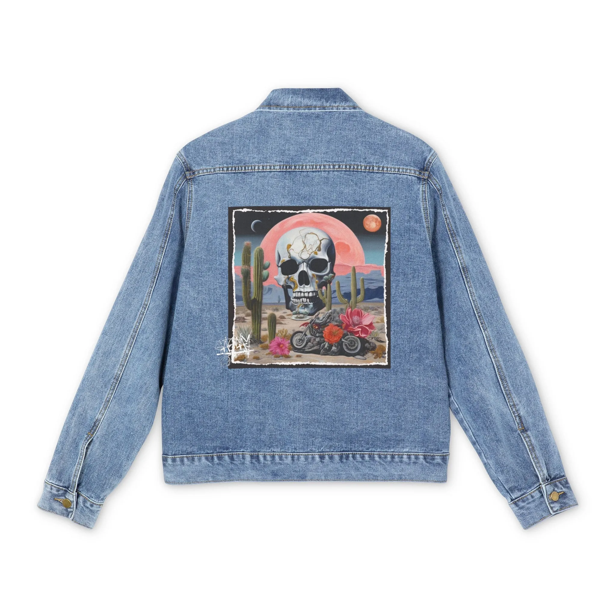 Desert Flower Denim Jacket