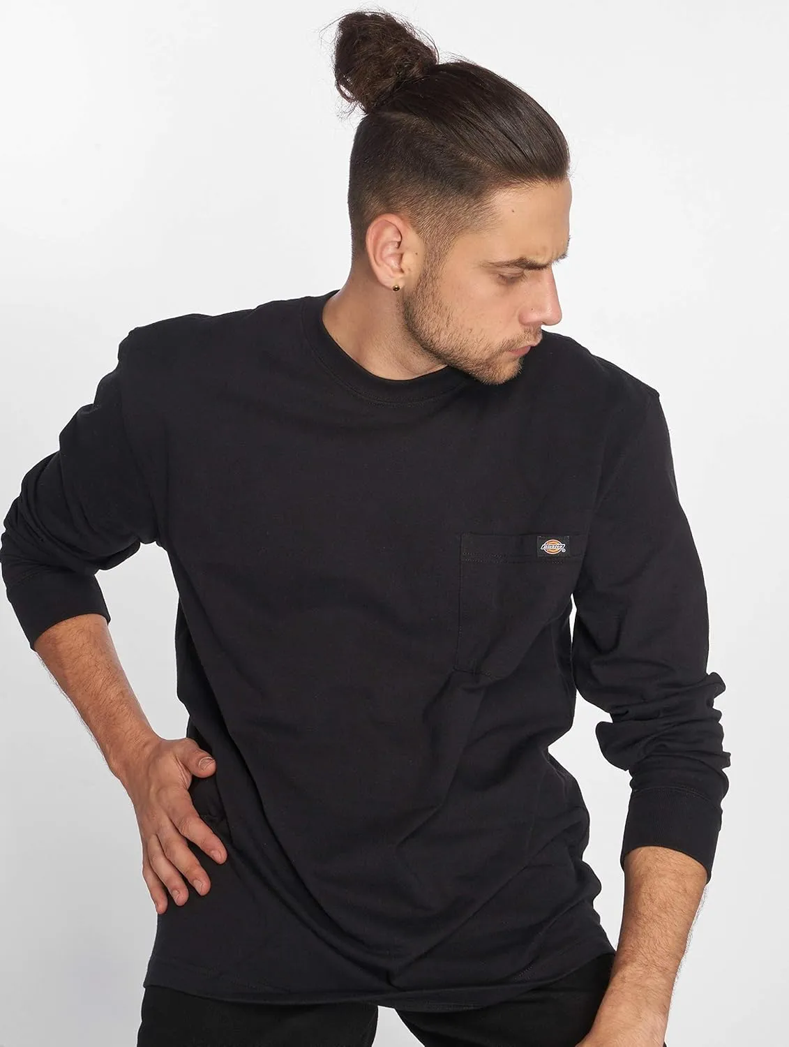 Dickies Men's Long Sleeve Heavyweight Crew Neck