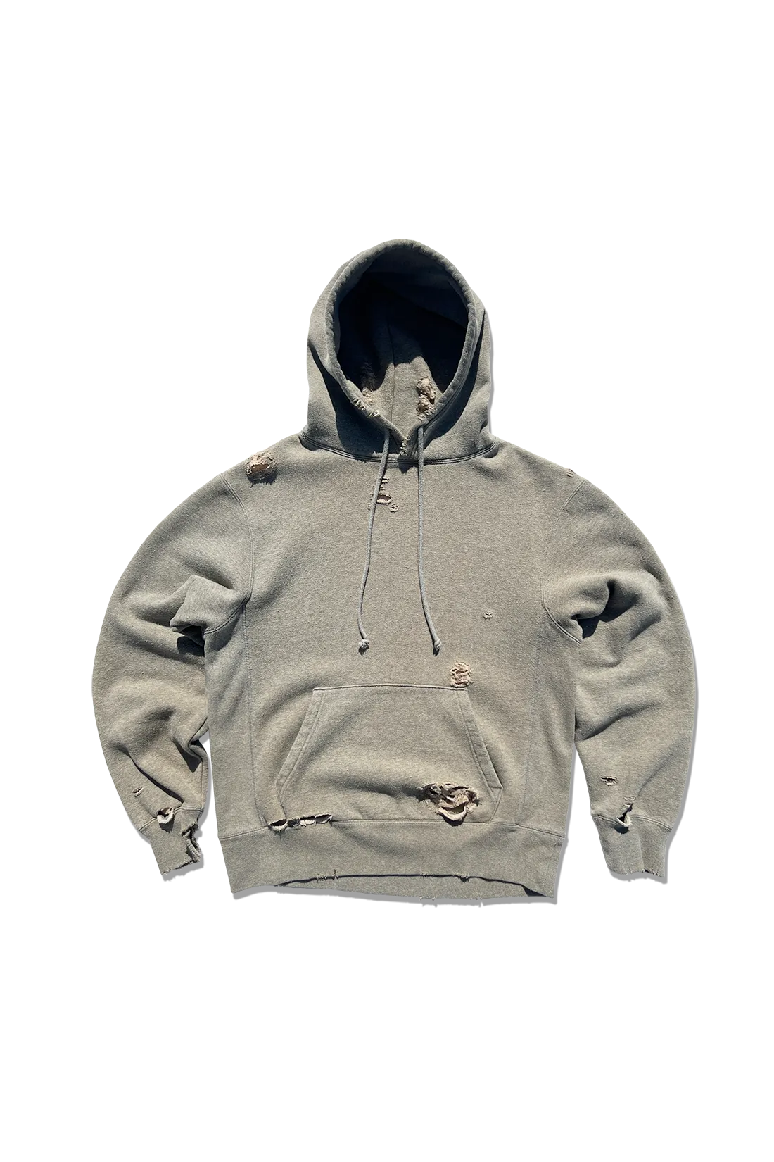 Exclusive Varsity Hoodie - Vintage Distressed Heather Grey