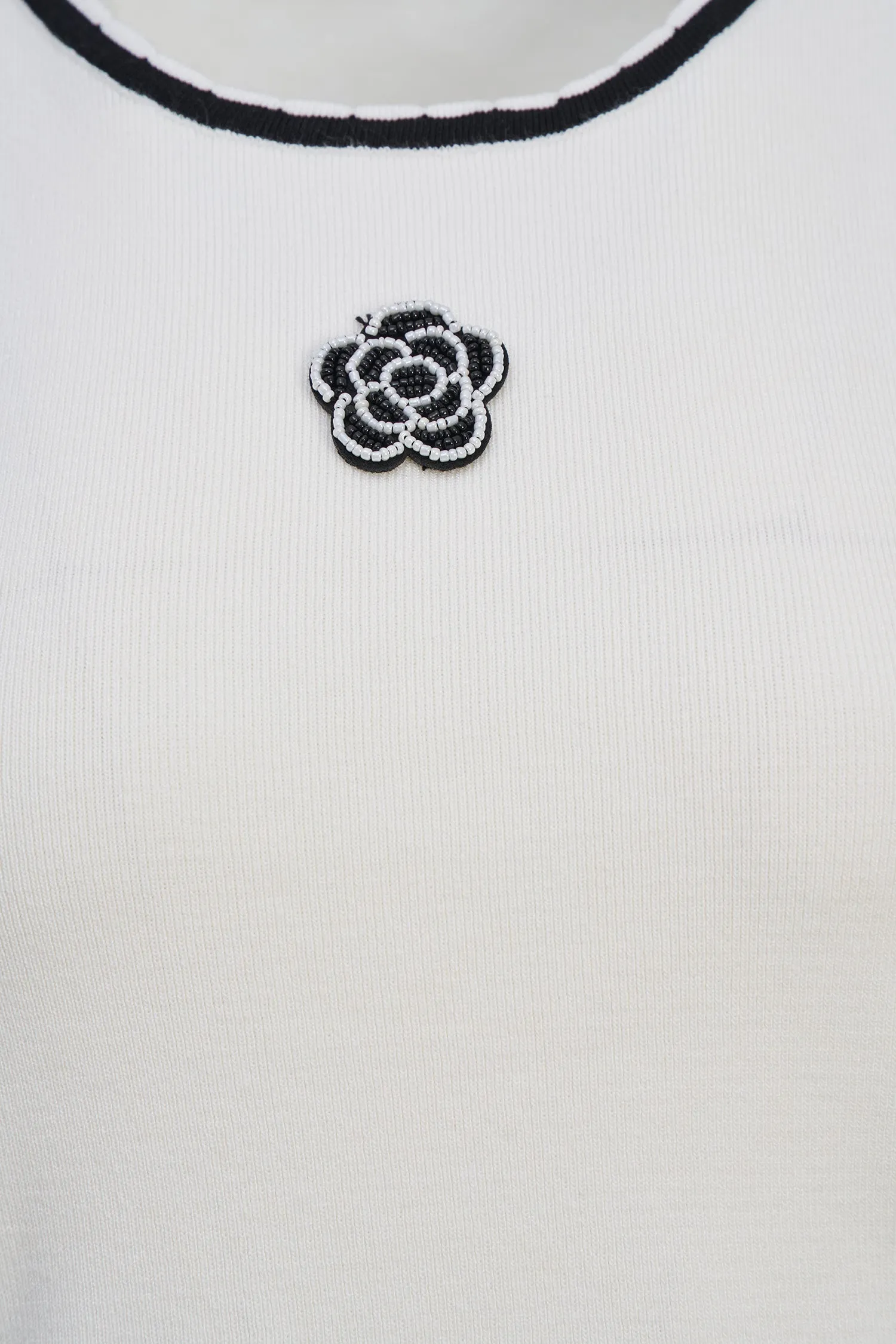Floral Knit Vest | Ema&Carla