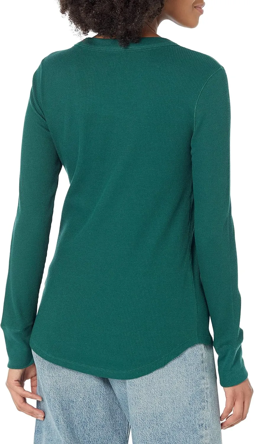 GAP Women's Waffle Knit Long Sleeve Tee T-Shirt