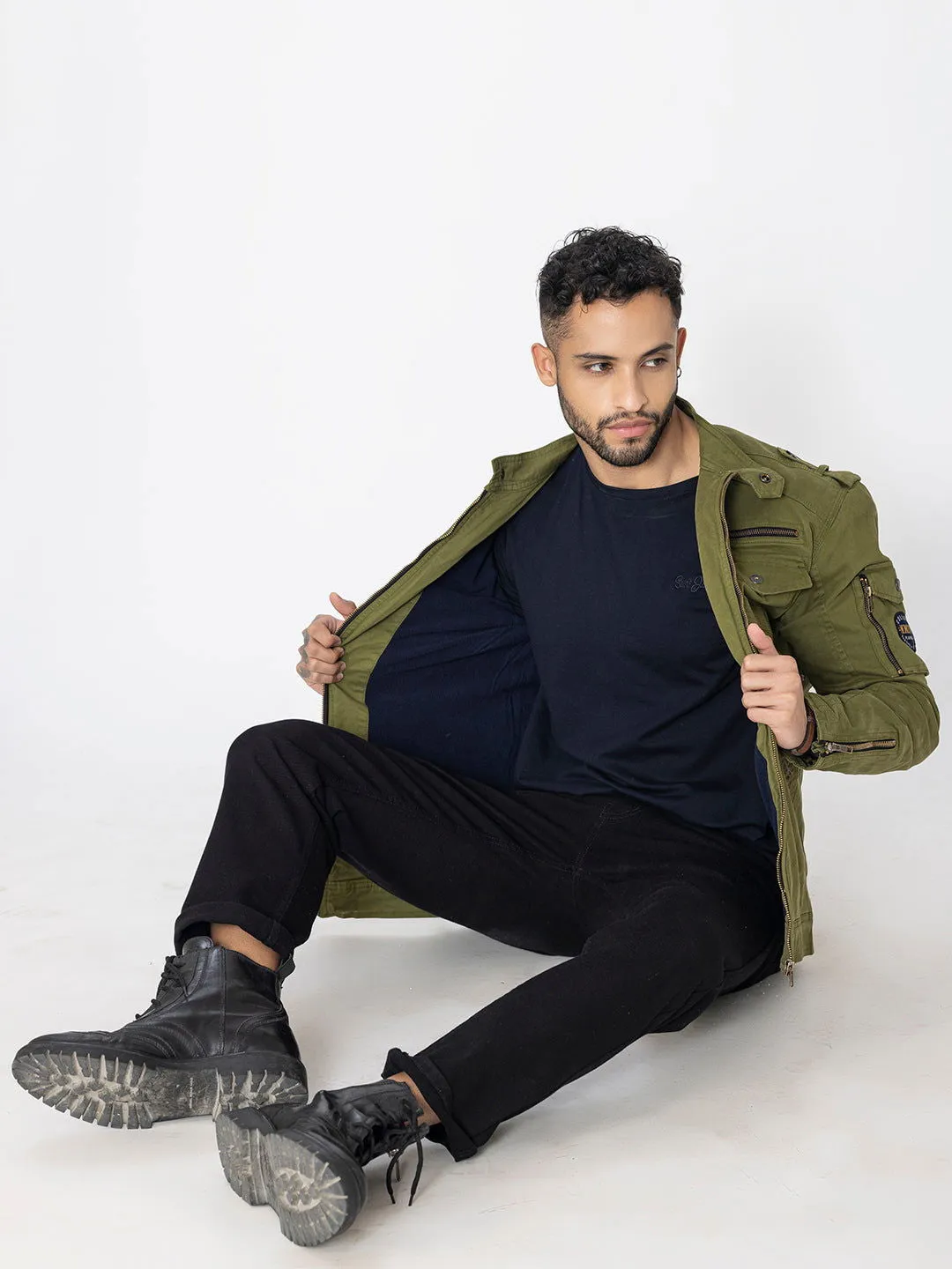 GREEN UTILITY JACKET