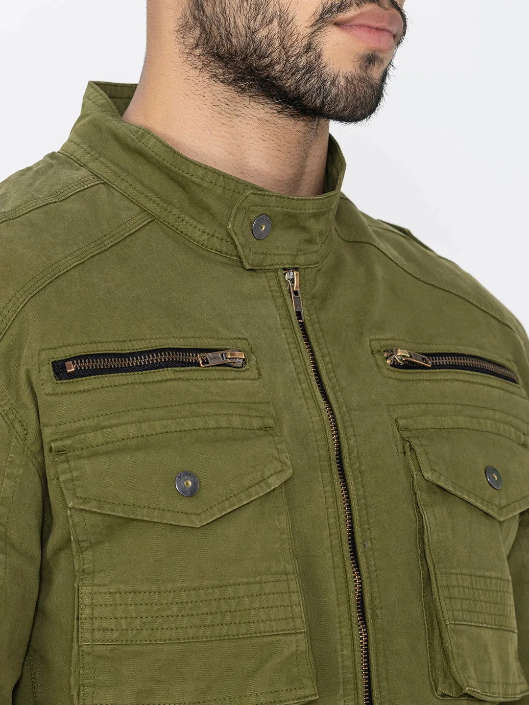 GREEN UTILITY JACKET