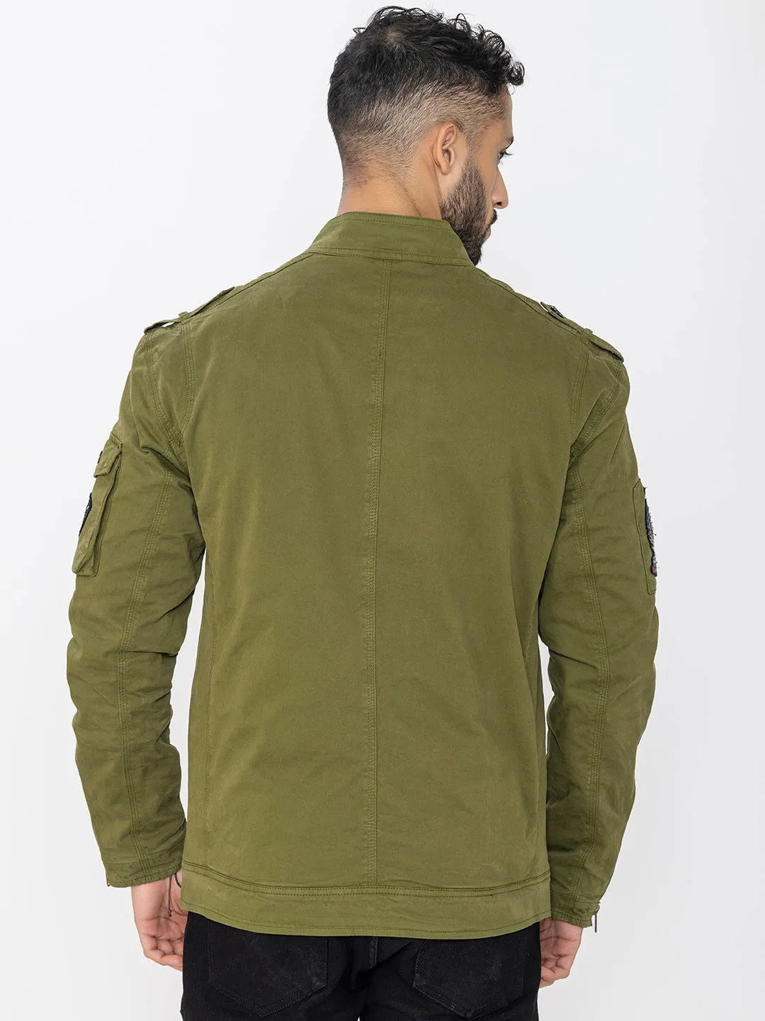 GREEN UTILITY JACKET