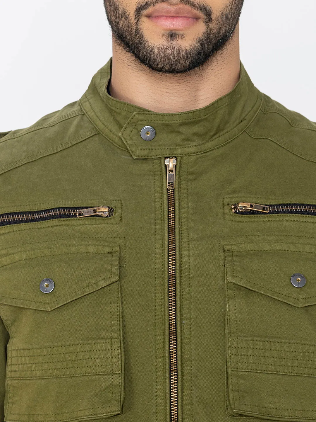 GREEN UTILITY JACKET