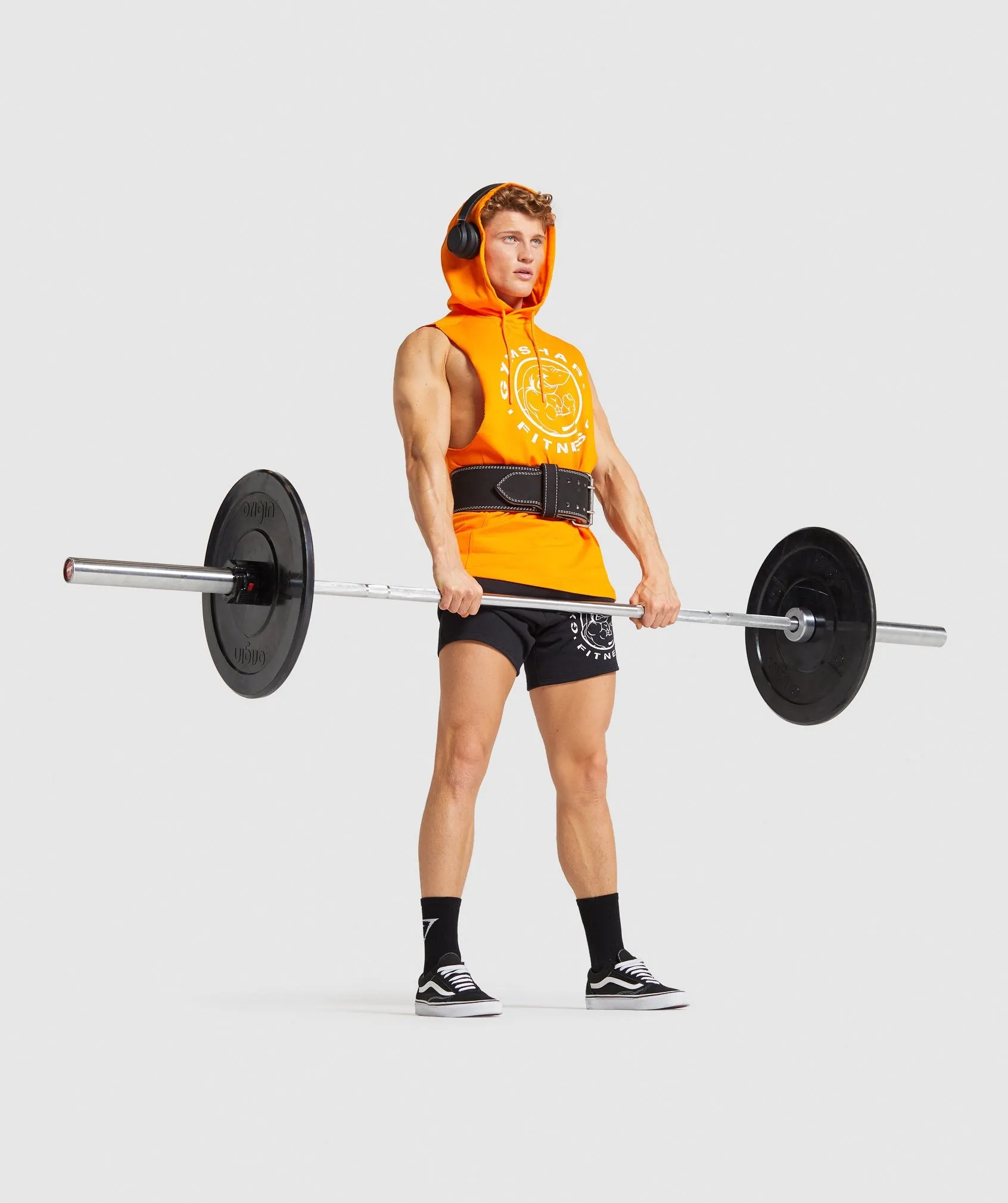 Gymshark Legacy Drop Armhole Hoodie - Orange