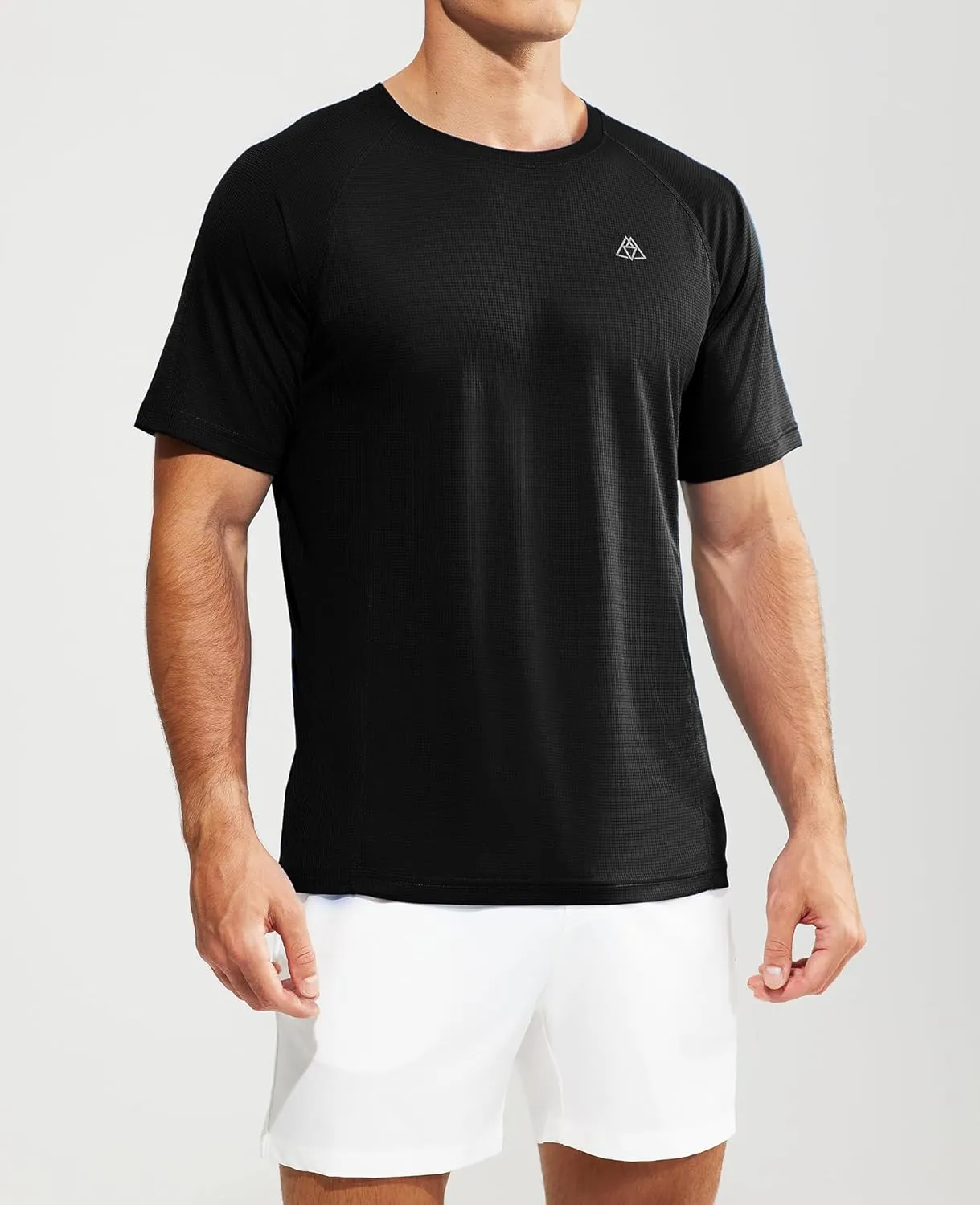 Haimont Men's Athletic Short Sleeve T Shirts Moisture Wicking Breathable Running Workout Gym Active Tee, Crew Neck